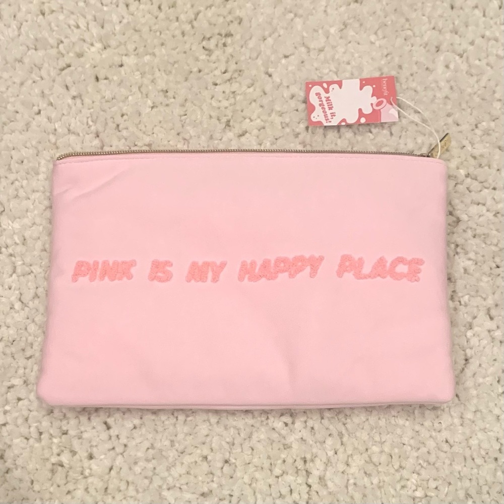 Benefit Pink Cosmetic Bag